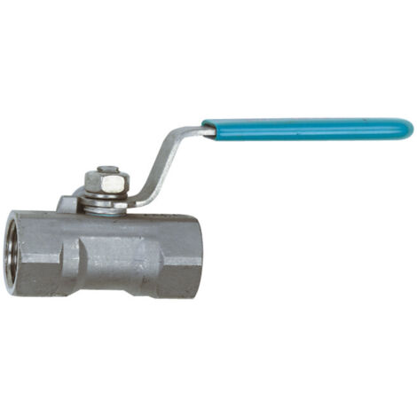 Riegler Edelstahlkugelhahn 1.4408, 1-teilig, kl. Baureihe, G 3/8, DN 10