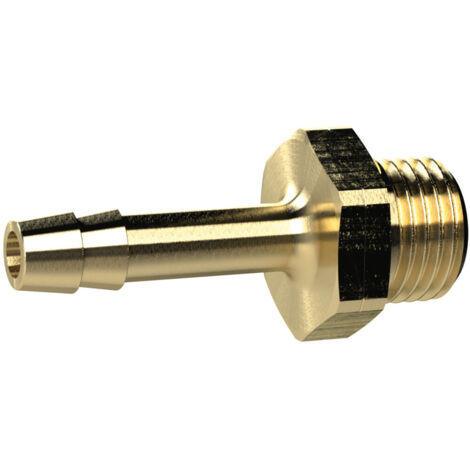 Riegler Einschraubschlauchtülle, G 1/4 links, für Schl. LW 6 mm, SW17, MS