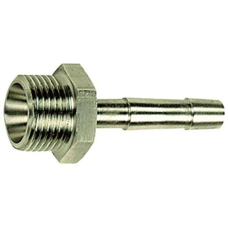 Riegler Einschraubschlauchtülle, G 1/8 a., für Schlauch LW 8, MS vern.