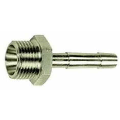 Riegler Einschraubschlauchtülle, G 3/8 a., für Schlauch LW 4, ES 1.4571