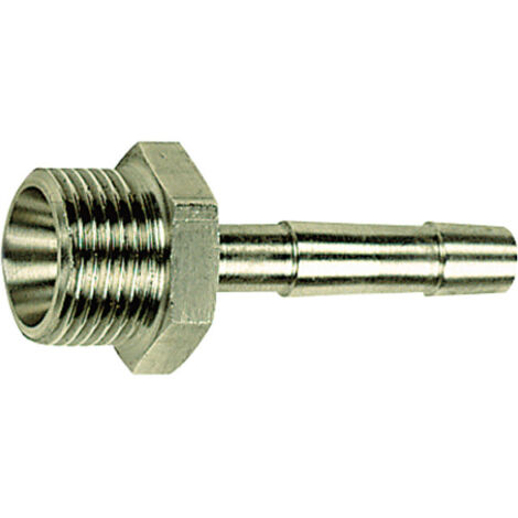 Riegler Einschraubschlauchtülle, G 3/8 a., für Schlauch LW 8, MS vern.