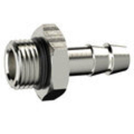 Riegler Einschraubschlauchtülle, O-Ring, G 3/8, Schlauch LW 10, MS vern.