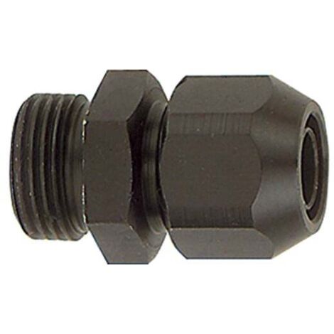 Riegler Einschraubverschraubung, Alu, für PVC-Gewebeschlauch 15x9, G 1/4