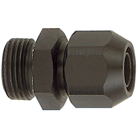Riegler Einschraubverschraubung, Alu, für PVC-Gewebeschlauch 16x10, G 1/2