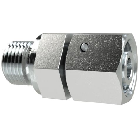 Riegler Einst.-Ger.-Einschraubvers., M10x1,0a., Rohr-AØ6mm, Stahl verz.