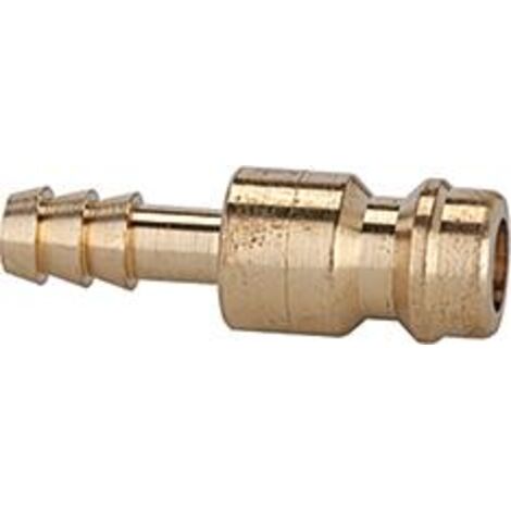 Riegler Einstecktülle für Kupplungen NW 5, Messing blank, Tülle LW 4