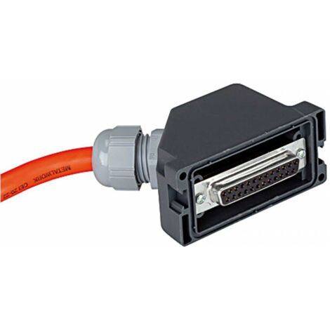 Riegler El. Anschl. Multipol 25-polig, IP 65, Steckdose IP 67 2,5 m Kabel