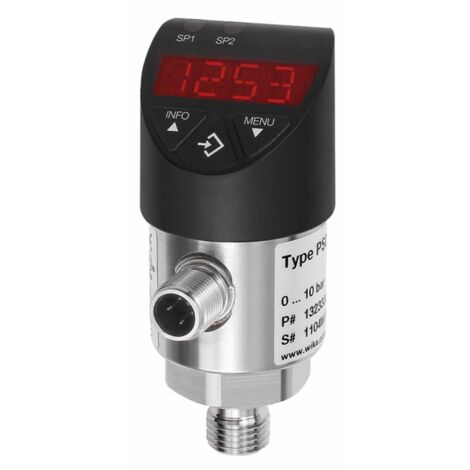 Riegler Elektr. Druckschalter, Digitalanzeige, M12x1, G 1/4, 0-60 bar