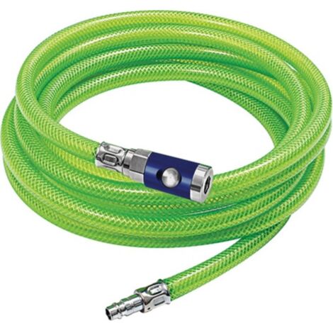 Riegler Ensemble de tuyaux en tissu PVC vert clair diamètre du tuyau 15 x 9 mm longueur 10 m - 113787