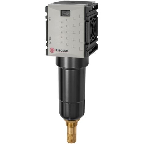 Riegler Filter »FUTURA-mini« mit Metallbehälter, 5 µm, BG 0, G 1/4, VA