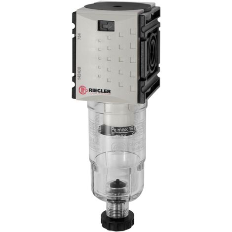 Riegler Filter »FUTURA-mini« mit PC-Behälter, 5 µm, BG 0, G 1/4, HA