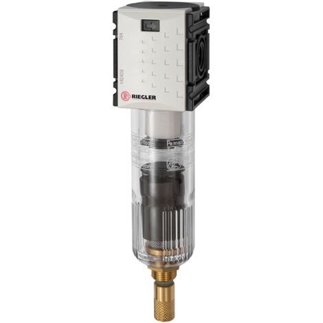 Riegler Filter »FUTURA-mini« mit PC-Behälter, 5 µm, BG 0, G 1/4, VA
