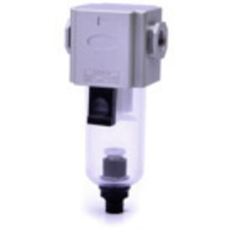 Riegler Filter »GA-mini «, mit PC-Behälter, 5 µm, BG 200, G1/4, Ablass: HA