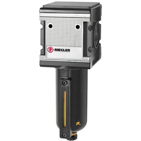 Riegler Filter »multifix«, Metallbeh. u. Sichtrohr, 5 µm, BG 4, G 3/4, HA
