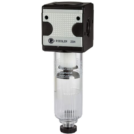 Riegler Filter multifix mit Polycarbonatbehälter 16bar BG3 G1/2