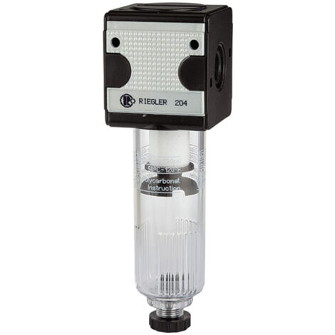 Riegler Filter multifix mit Polycarbonatbehälter 16bar BG3 G3/4