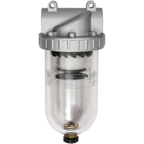 Riegler Filter »Standard«, mit Polycarbonatbehälter, 60 µm, BG 5, G 2