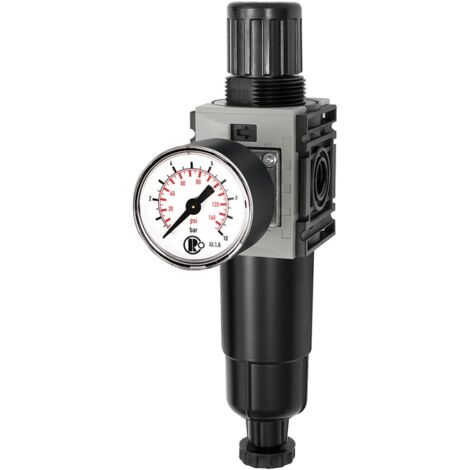 Riegler Filterregler »FUTURA-mini« Metallbeh. Std.mano, HA, G 1/4, 0,5-10