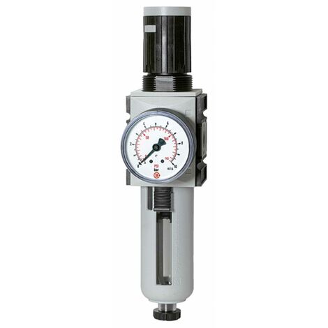 Riegler Filterregler »FUTURA«, PC, SK, Mano, BG 1, G 1/4, 0,2-4 bar, HA