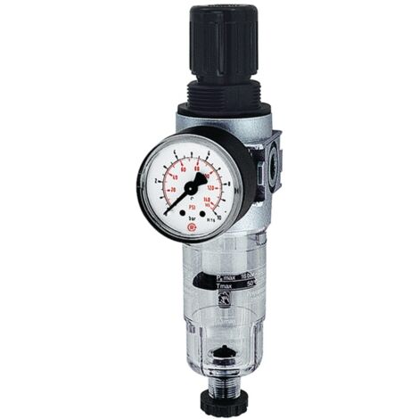 Riegler Filterregler »multifix-mini«, mit PC-Behälter, G 1/4, 0,5-10 bar