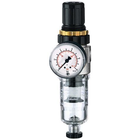Riegler Filterregler »Standard-mini«, mit PC-Behälter inkl. Mano., G 1/4