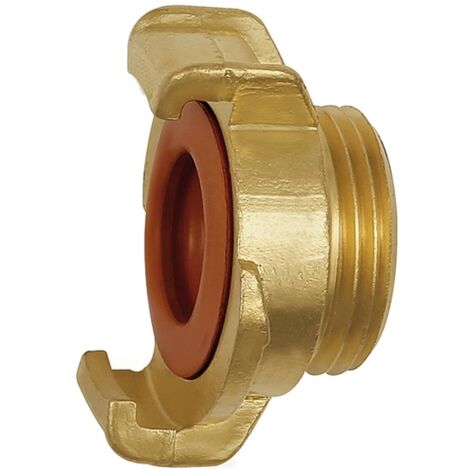 Riegler GEKA-Schlauchstück, starr, für Trinkwasser, MS blank, G 1/2 AG