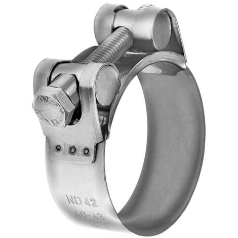 Riegler Gelenkbolzenschelle, Edelstahl 1.4301 (W4), 36 - 39 mm, 20 mm