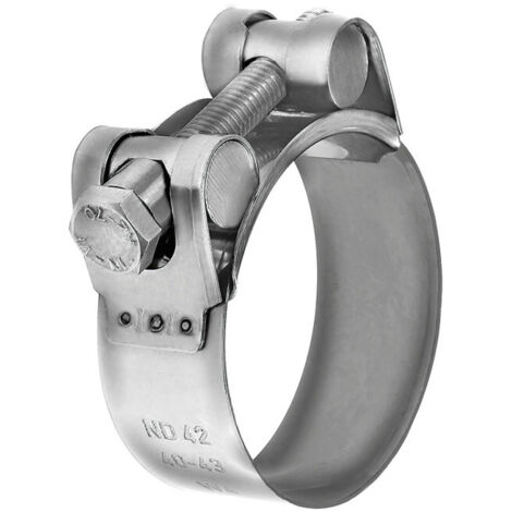 Riegler Gelenkbolzenschelle, Edelstahl 1.4301 (W4), 48 - 51 mm, 22 mm