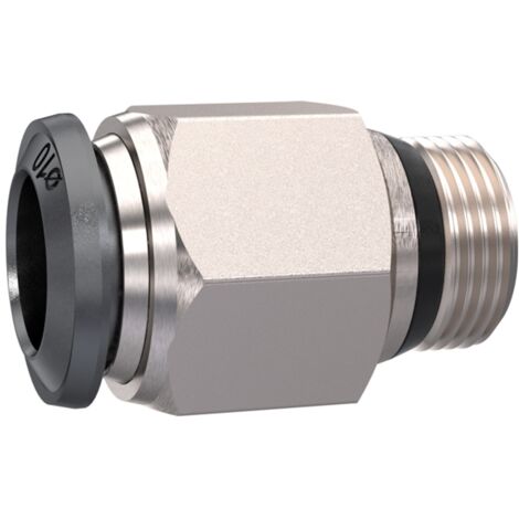 Riegler Ger. Steckverschraubung »universal short « 3/8, Schl.6, kon.dicht.