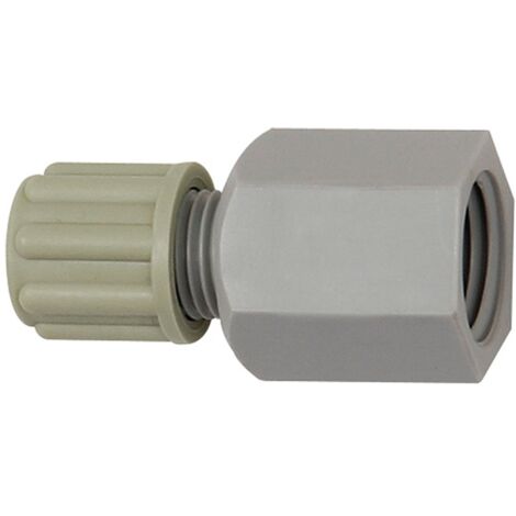Riegler Gerade Aufschraubverschraubung G 1/4 i., für Schlauch 9/12 mm, PA