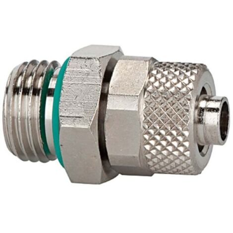 Riegler Gerade Einschraubverschraubung, FKM O-Ring, G1/4 a., Schlauch 8/6