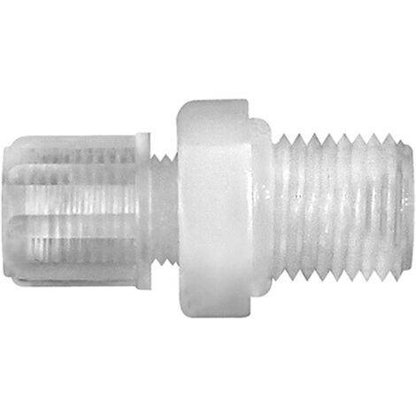 Riegler Gerade Einschraubverschraubung G 1/4 a., für Schlauch 9/12 mm, PFA