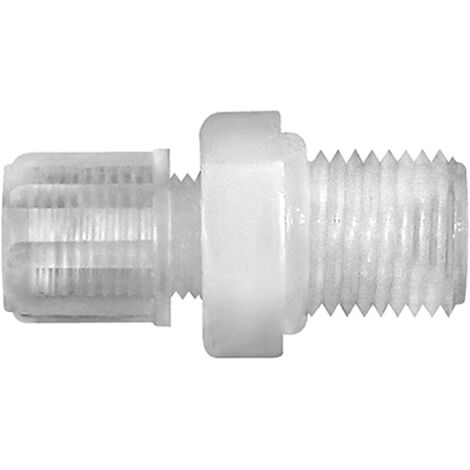 Riegler Gerade Einschraubverschraubung G 3/8 a., f. Schlauch 9/12 mm, PFA
