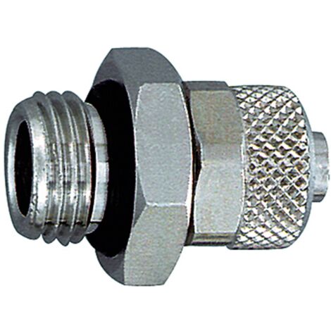 Riegler Gerade Einschraubverschraubung, O-Ring, G 1/2 a., f. Schlauch 6/4