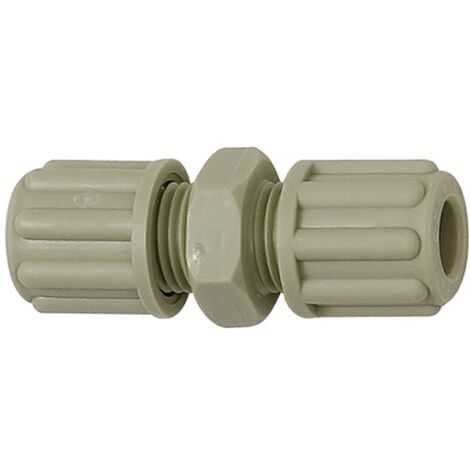 Riegler Gerade Schlauchverbindung, für Schlauch 4/6 mm, SW 14, PP