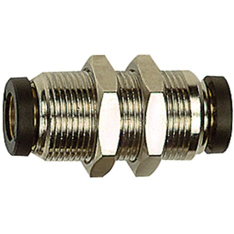 Riegler Gerade Schott-Steckverbindung »click-clock« M13x1,0, Schl.-A.Ø 6