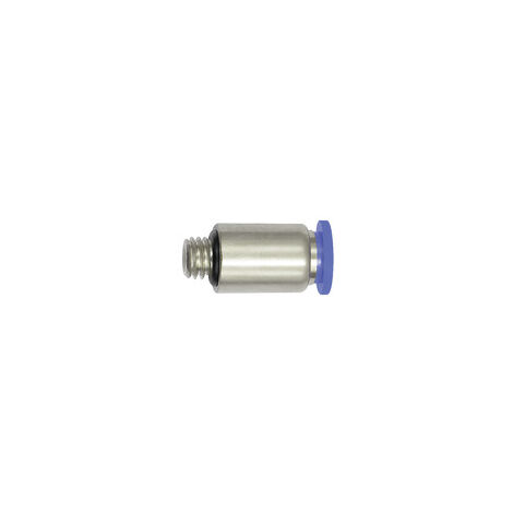 Riegler Gerade Steckverschraubung »Blaue Serie« mini, rund, M3, 207.003-4M