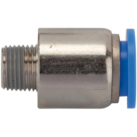 Riegler Gerade Steckverschraubung »Blaue Serie«, rund, R 1/8 außen Ã˜ 10mm