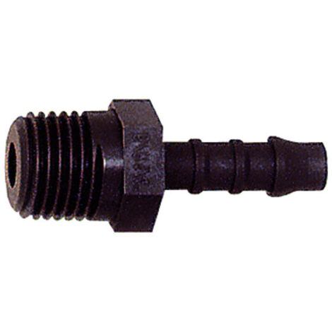 Riegler Gerader Einschraubstutzen, R 1/4 a., für Schlauch LW 10 mm, PA 6