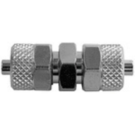 Riegler Gerader Verbinder »value line«, für Schlauch 6/4, Messing vern.
