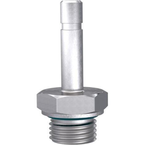 Riegler Gewinde-Stecknippel, M5 a., Stecknippel 4 mm, ES 1.4404