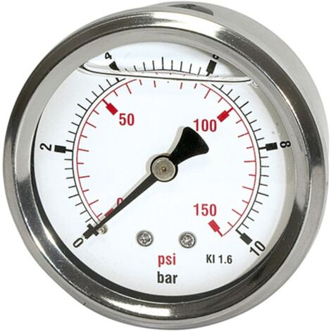 Riegler Glyzerinmano »pressure line«, G 1/4 hinten, 0-4,0 bar/60 psi, Ã˜63