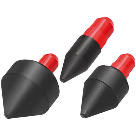 Riegler Gummidüsen-Set (Ã˜ 14, 25, 35 mm) zum Aufstecken auf das Rohr