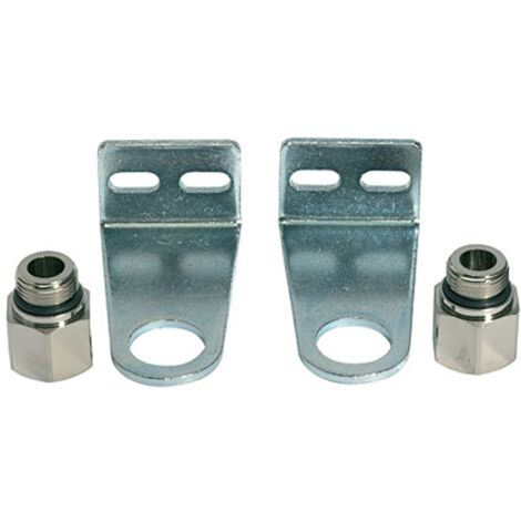 Riegler Haltewinkelsatz für Wegeventile, Höhe 120,0 mm, G 1/4