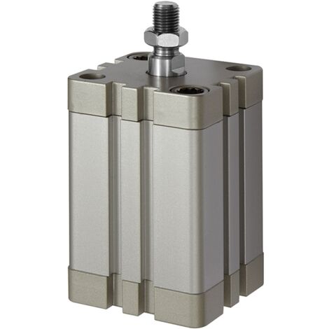 Riegler Kompaktzylinder, doppeltwirkend, AG, K-Ø40, Hub60, G1/8, ISO21287