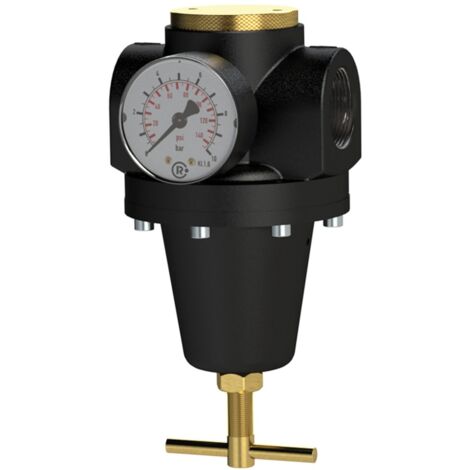 Riegler Konstant-Druckregler inkl. Manometer, BG 3, G 3/4, 0,5 - 6 bar