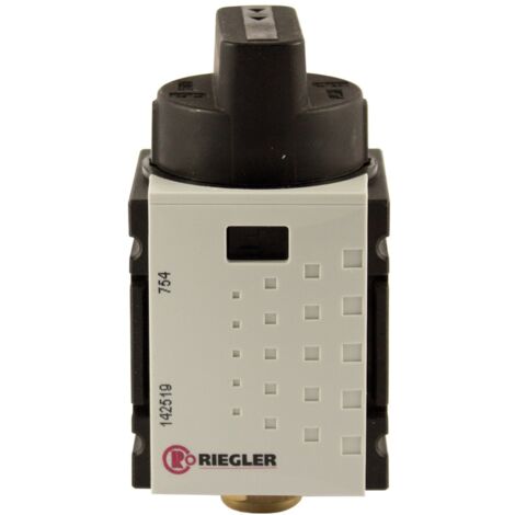 Riegler Kugelhahn 3/2-Wege »FUTURA-mini«, abschließbar, BG 0, G 1/4