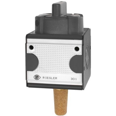 Riegler Kugelhahn 3/2-Wege »multifix«, abschließbar, BG 3, G 1/2
