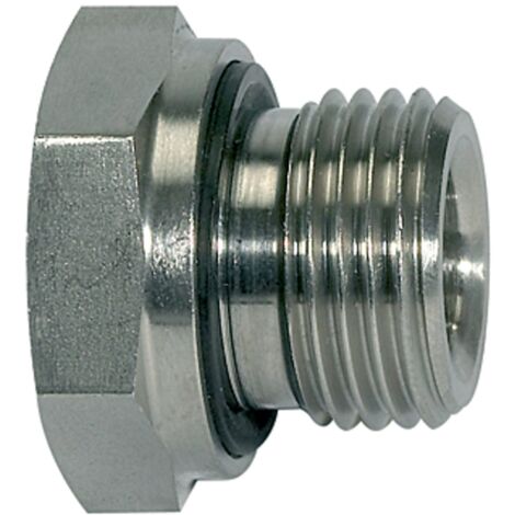 Riegler Kurze Wechselreduzierung, Weichdicht., G3/8 a. G1/8 i., ES 1.4571