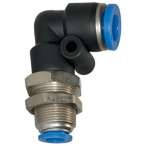 Riegler L-Schott-Steckverbindung »Blaue Serie«, M14x1,0, Schlauch-Ã˜ 6